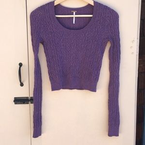 Free People Crop Sweater XS